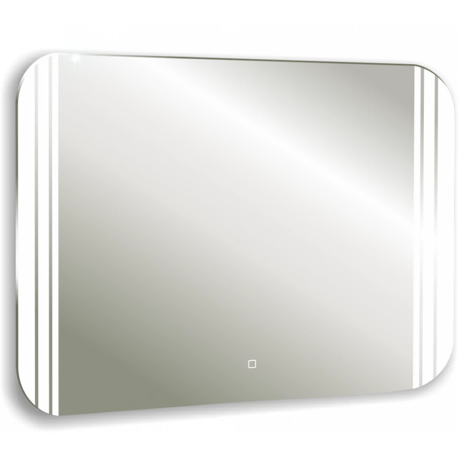 Зеркало Azario Force подсветка с диммером сенсорный выключатель часы LED-00002524 91.5х68.5 см