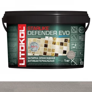 Затирка Litokol Starlike Defender EVO антибактериальная эпоксидная S.215 Tortora L0485680002 1 кг