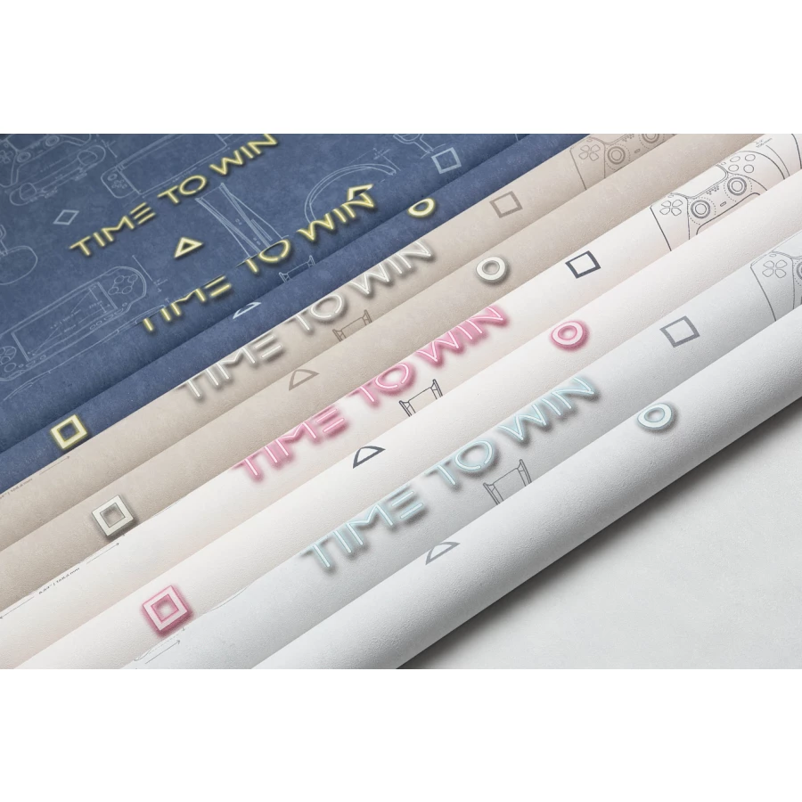 Обои флизелиновые Palitra Home Gamepad HomeColor бежевые HC72158-22 1,06х10,05 м