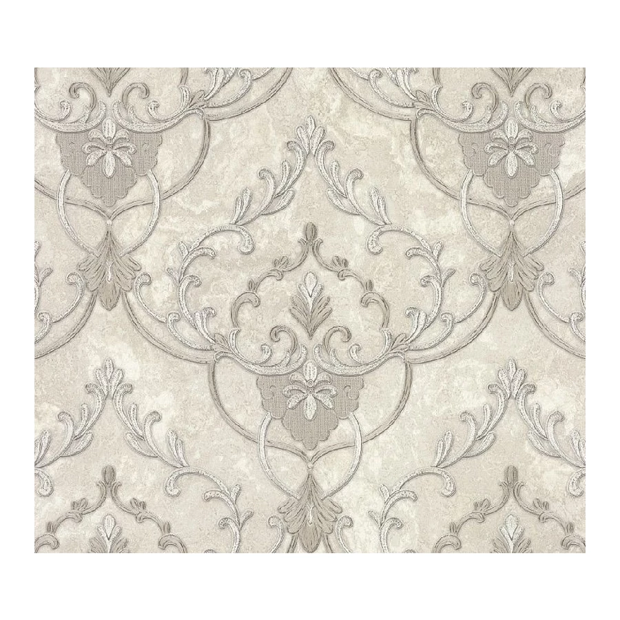 Обои флизелиновые Аспект Deluxe Рафаэль белые 70427-12 1,06х10,05 м