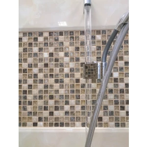 Мозаика из стекла и натурального камня Caramelle Mosaic Amazonas бежево-желтый 30,5x30,5 см