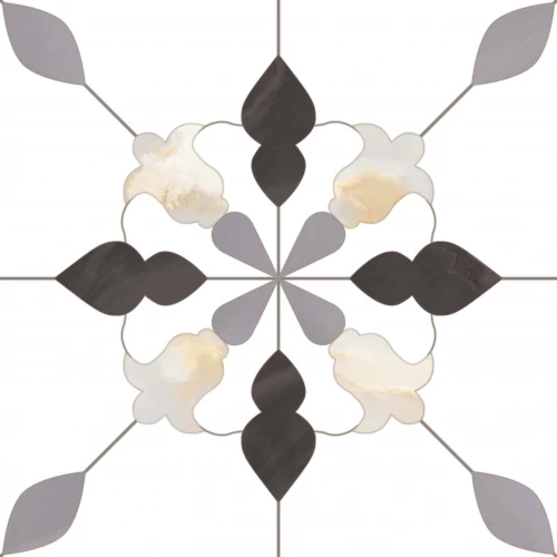 Керамогранит Monopole Aramis Carbon матовый многоцветный 18,7x18,7 см