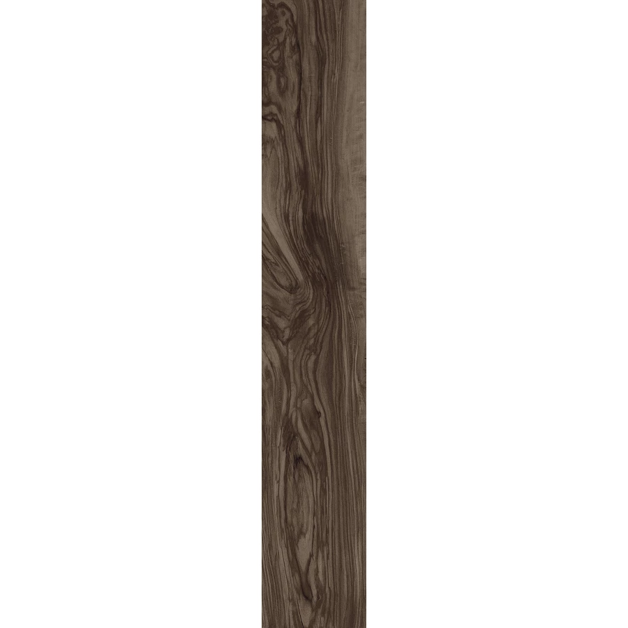 Керамогранит Creanza Pearsian Wood Charcoal Carving темно-коричневый CW-CR01-B 120х20 см