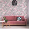 Обои флизелиновые Palitra Home HomeColor Allegra розовые HC71662-45 1,06х10,05 м
