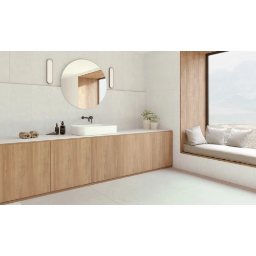 Плитка керамическая Peronda Гхент Вхите Сп / Ghent White Sp матовая белая 40348 100х33,3 см