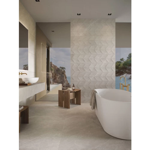 Плитка настенная Porcelanosa Мйстис Беиге / Mystic Beige матовая бежевая 100336896 150х59,6 см