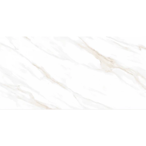 Керамогранит Ceradim Calacatta Clarity Gold белый Полированный 120х60 см