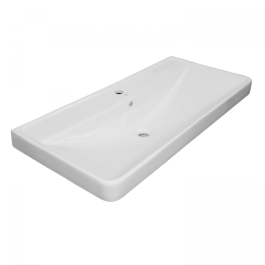 Комплект Тумба Azario Мила 100 h напольная с раковиной Monte 100 белый CS00089954 100х47х86 см