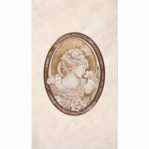 Декор InterCerama Pietra коричневый 40*23 см