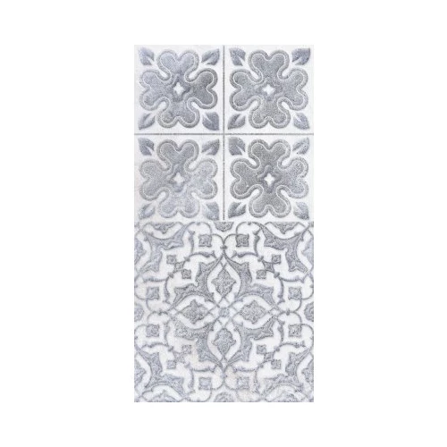 Декор 2 Lasselsberger Ceramics Кампанилья серый 1641-0094 20х40 см