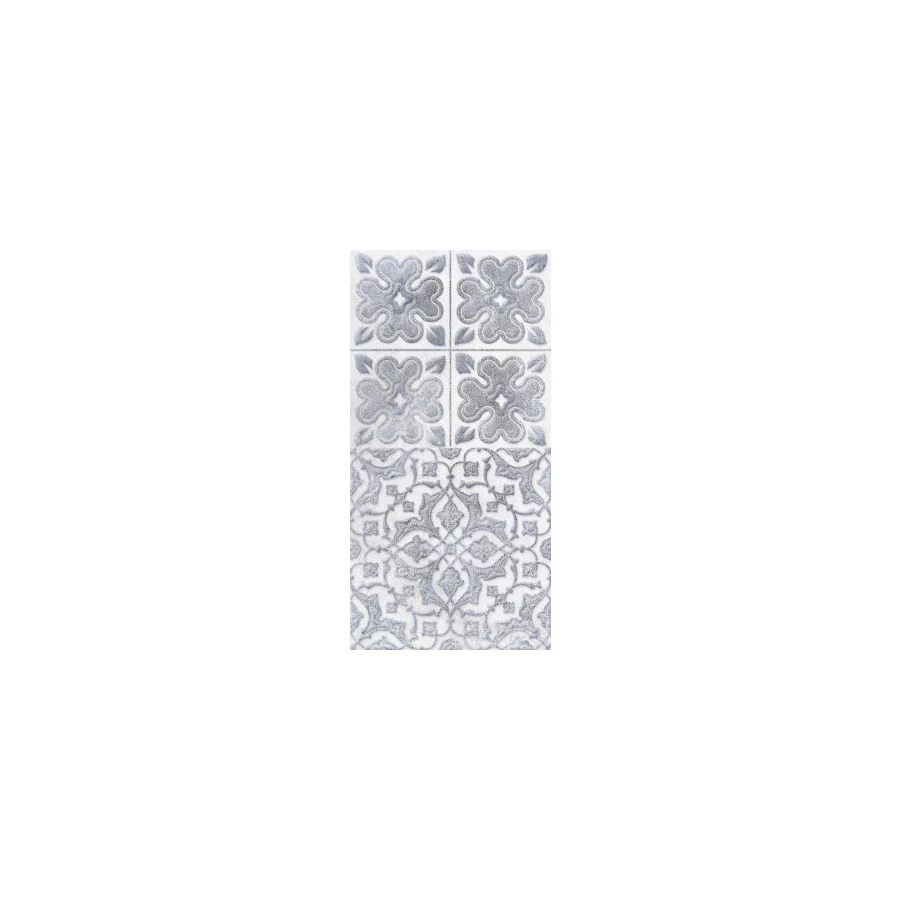 Декор 2 Lasselsberger Ceramics Кампанилья серый 1641-0094 20х40 см