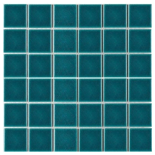 Керамическая мозаика Starmosaic Crackle Green Glossy 30,6х30,6 см