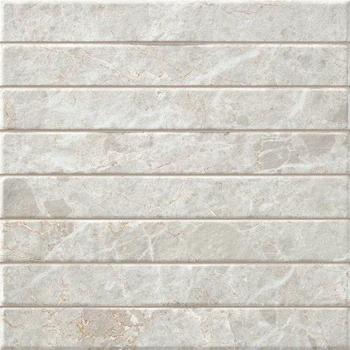 Плитка настенная La Platera Capri Brick White матовая светло-серая AC48895 35х35 см