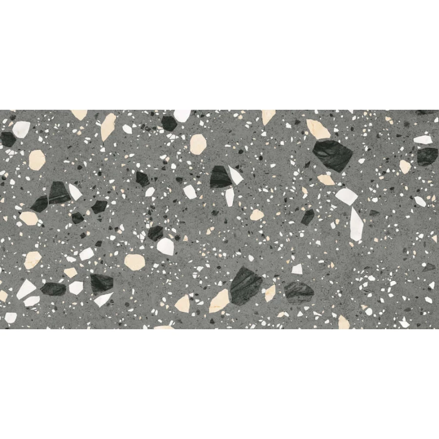 Керамогранит Idalgo Граните Герда Натура Дарк легкое лаппатирование ID9063b098LLR 120х60 см