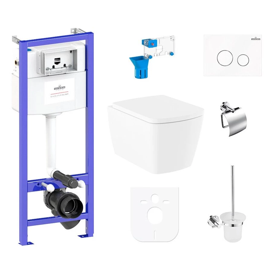 Унитаз Lavinia Boho Relfix Aveo Rimless 97010095 (комплект 9 в 1)