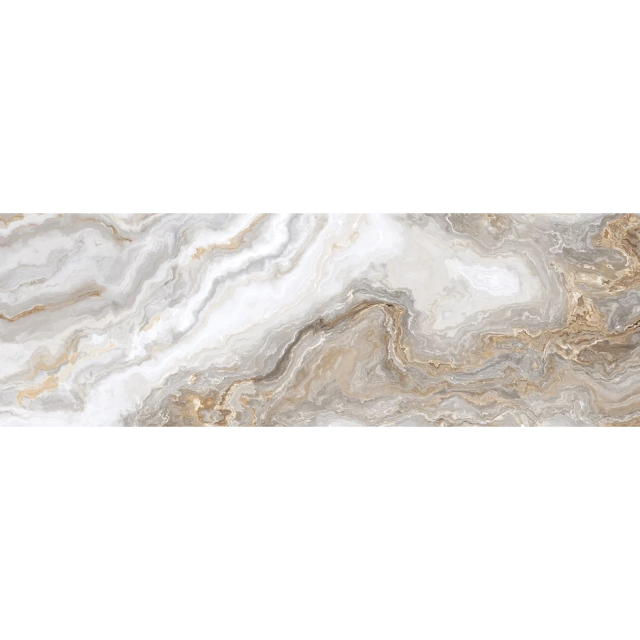 Плитка настенная Primavera Hypnose Grey B glossy GL10B 90х30 см