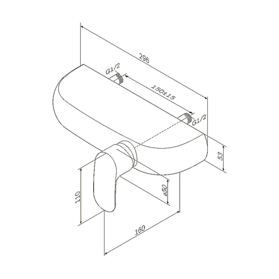 Смеситель для душа Am Pm Sensation F3020000