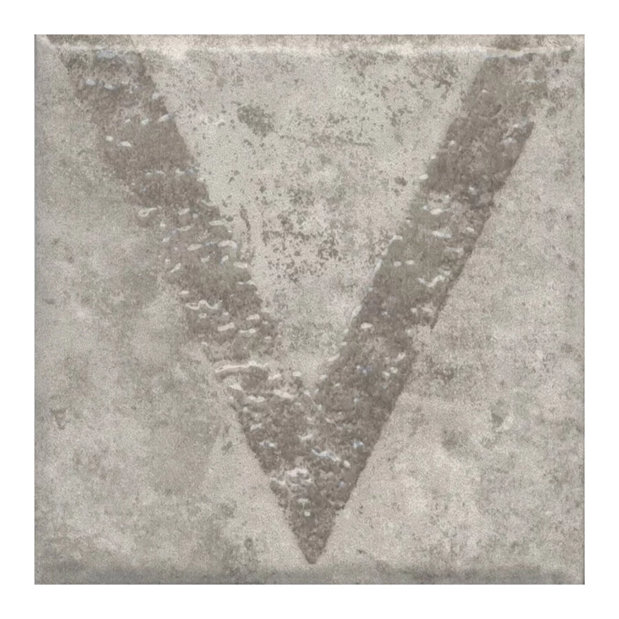 Плитка настенная Kerama Marazzi Спартель 1 Декор матовый серый KMD3STA035GN 9,8x9,8 см