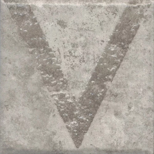 Плитка настенная Kerama Marazzi Спартель 1 Декор матовый серый KMD3STA035GN 9,8x9,8 см