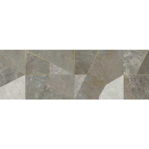 Плитка настенная ALMA Ceramica Land матовая серая TWU3090LAN74R 90х30 см
