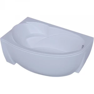 Акриловая ванна Aquatek Бетта левая без гидромассажа с фронтальным экраном BET150-0000067 150х95 см