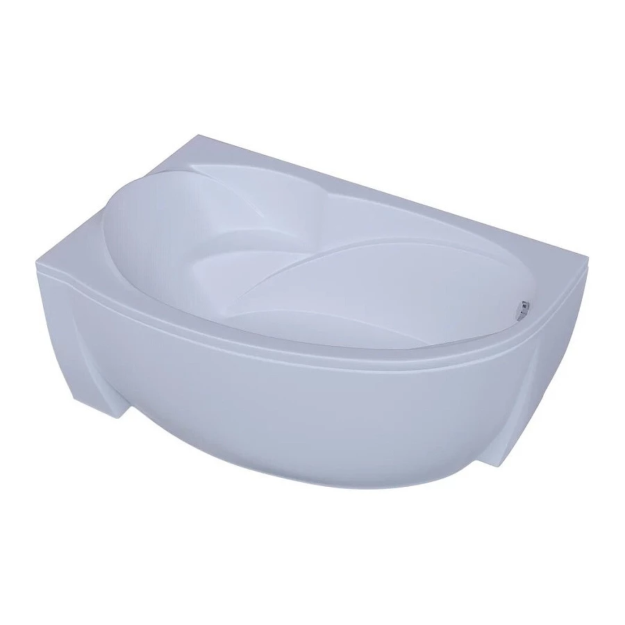 Акриловая ванна Aquatek Бетта левая без гидромассажа с фронтальным экраном BET150-0000067 150х95 см
