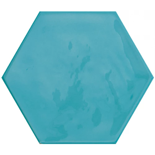 Плитка настенная Cifre Kane Hexagon Sky голубой 16*18 см