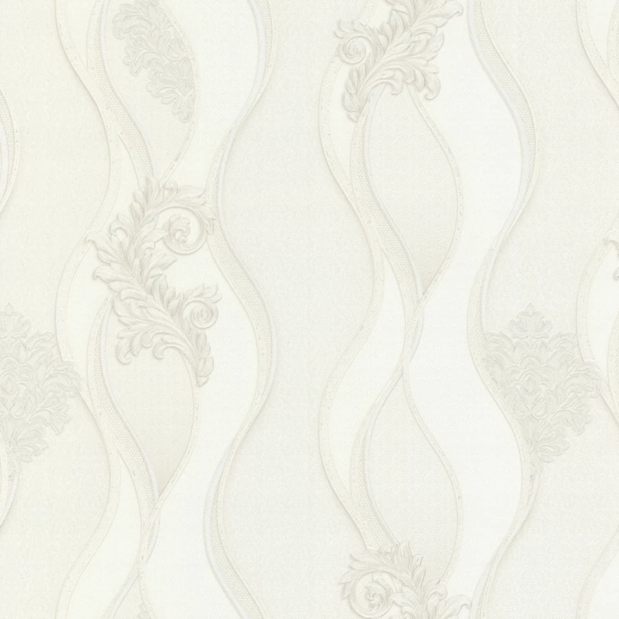 Обои флизелиновые VOG Collection A Элида белые 90112-11 1,06х10,05 м