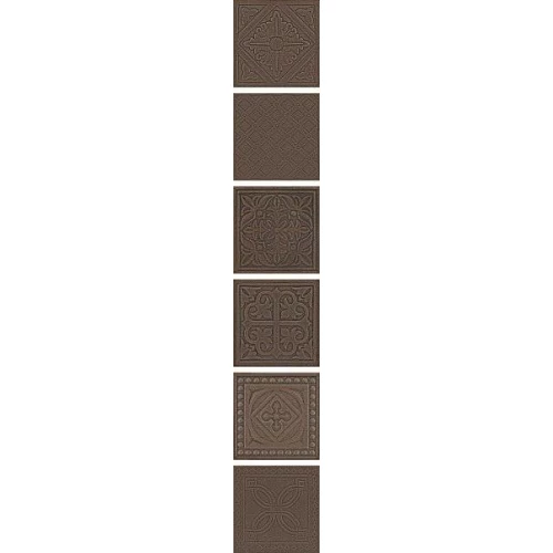Декор Vitra Enigma Бронзовый Матовый коричневый 7,5х7,5 см