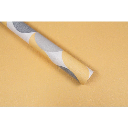 Обои виниловые Palitra Home Confetti HomeColor желтые HC31186-34 1,06х10,05 м