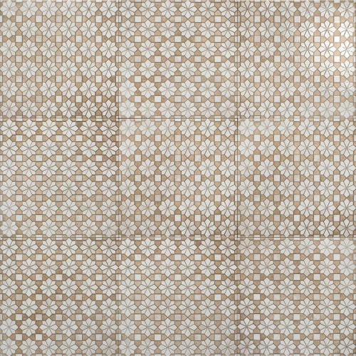 Керамогранит Mainzu Мосаиц Арабиан Беймат / Mosaic Arabian Bejmat матовый бежевый PT03971 20х20 см