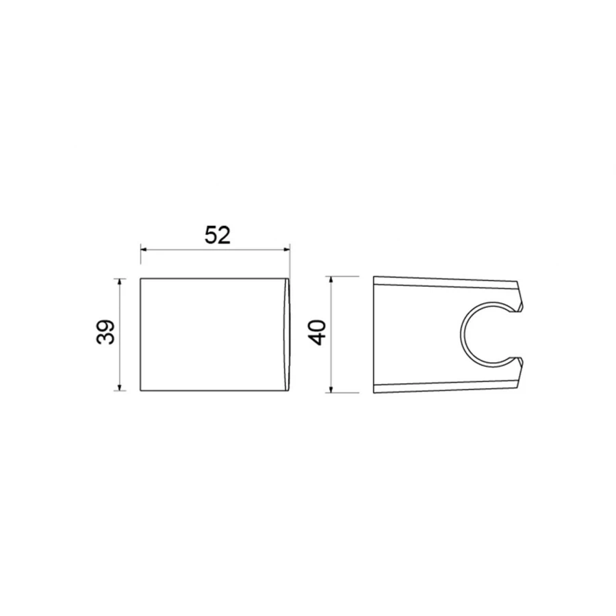 Держатель ручного душа Aquatek AQ2403CR
