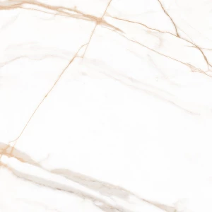 Керамогранит Ceradim Calacatta Goddes Gold Полированный белый 60х60 см