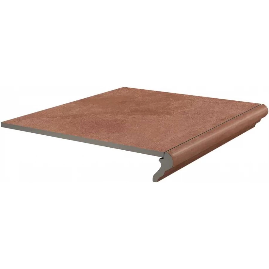 Ступень фронтальная Kerama Marazzi Хадду матовая красная KM4040G0021NGTF 40,2x34 см