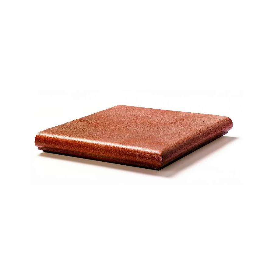 Клинкерная плитка Gres de Aragon Classic Esquina Redonda Isla Malta матовая коричневая 901214 33х33 см