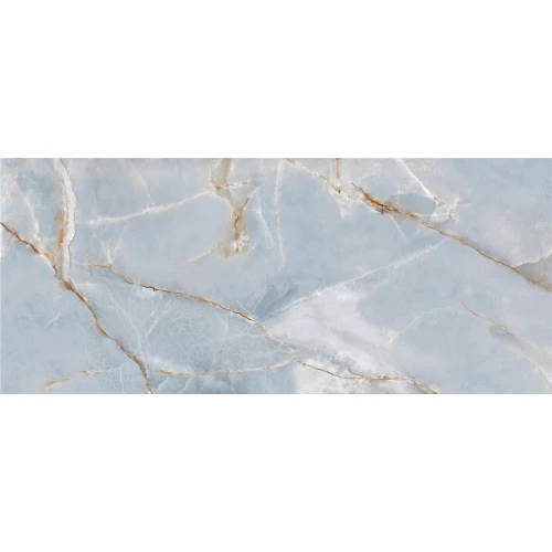 Керамогранит STN Ceramica Xlim Balear Blue Polished 6 mm глянцевый голубой N30166 280х120 см