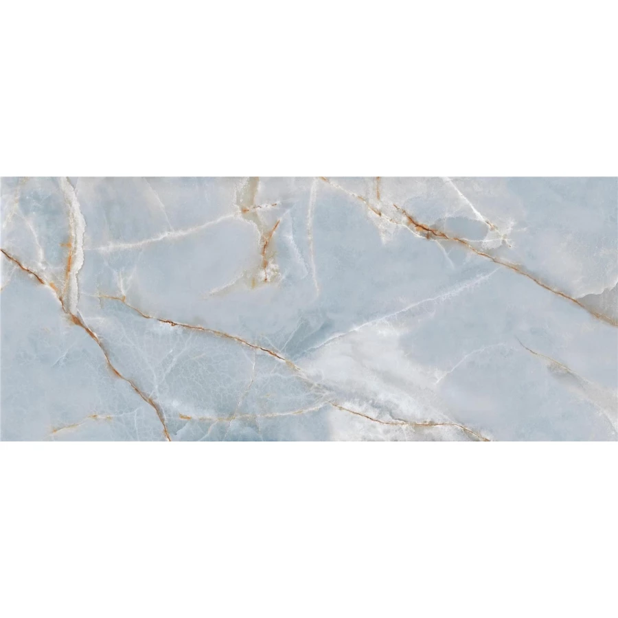 Керамогранит STN Ceramica Xlim Balear Blue Polished 6 mm глянцевый голубой N30166 280х120 см