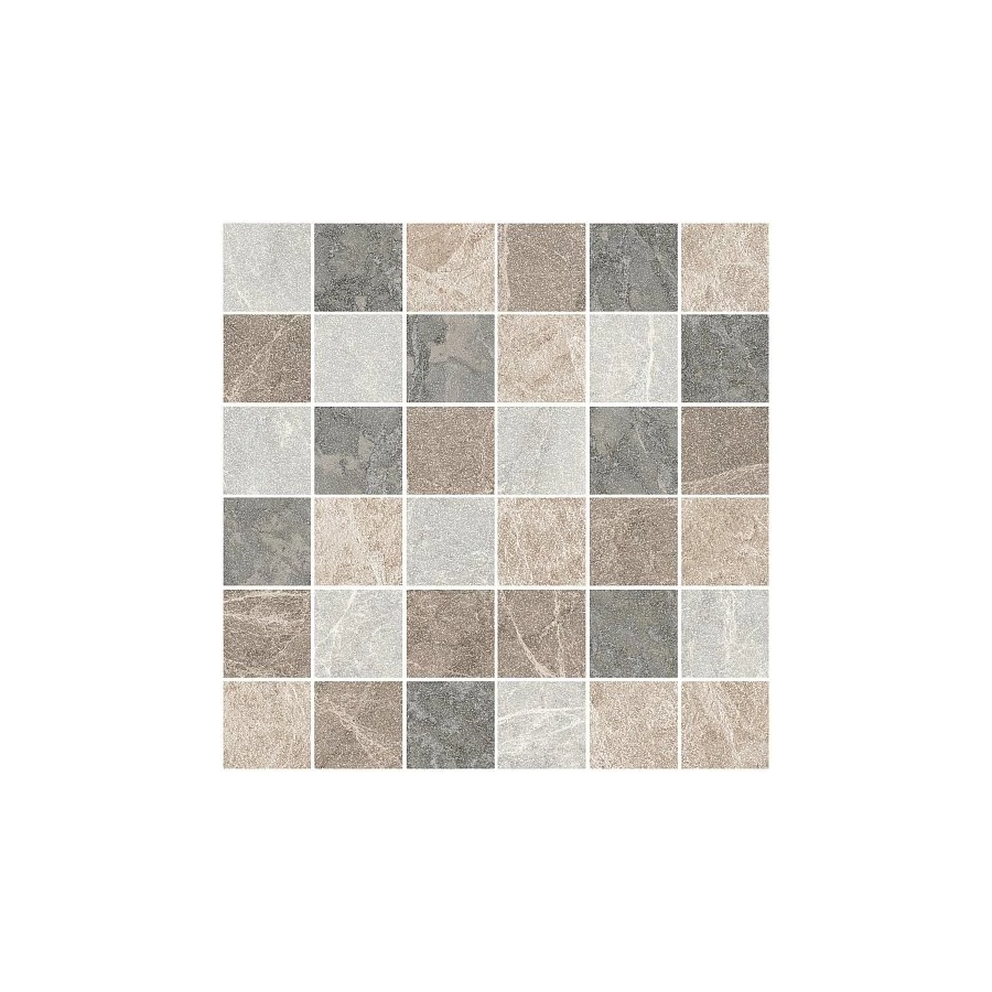 Мозаика Vitra Marmostone Микс 7 Лаппатированный 30х30 см