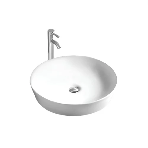 Раковина Aquatek Европа для установки на столешницу матовый белый AQ5558-MW 41,5х41,5х13,5 см