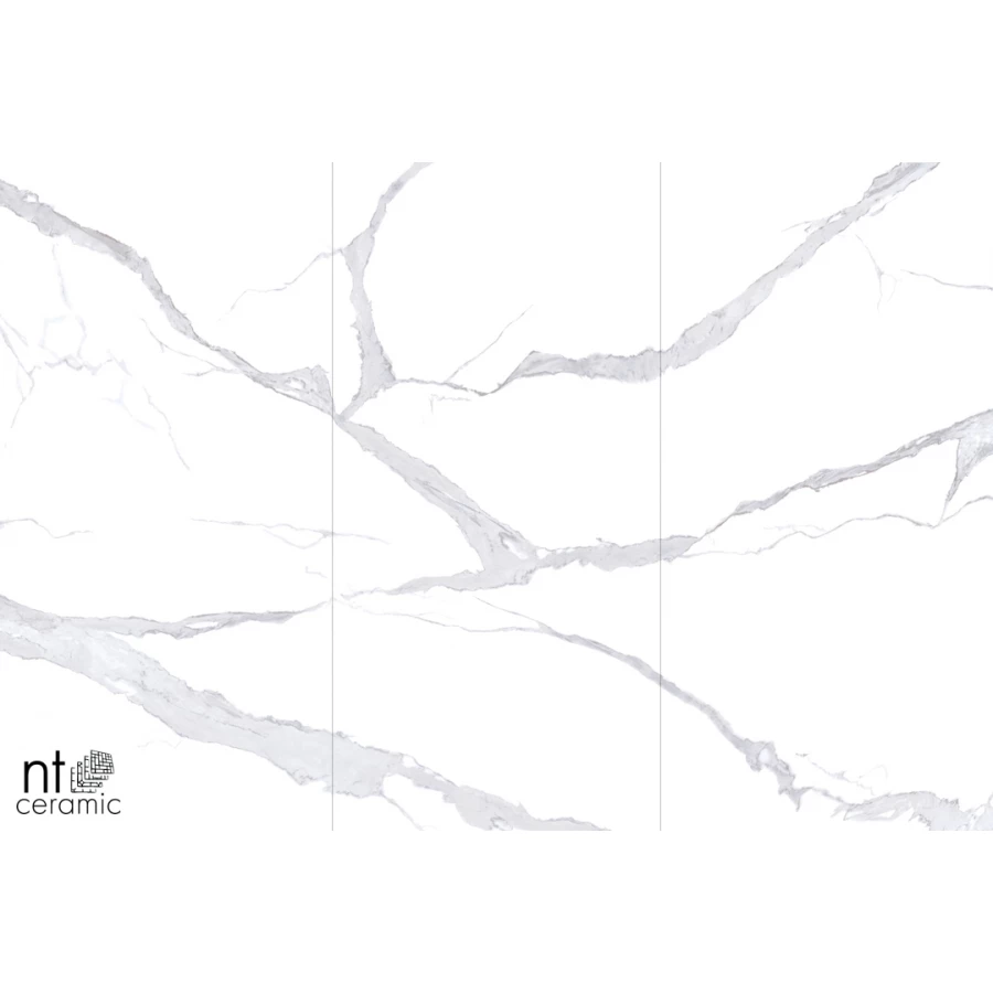 Керамогранит NT Ceramic Atlas Wide Bianco Statuario Полированный NTT3008P 240х120 см