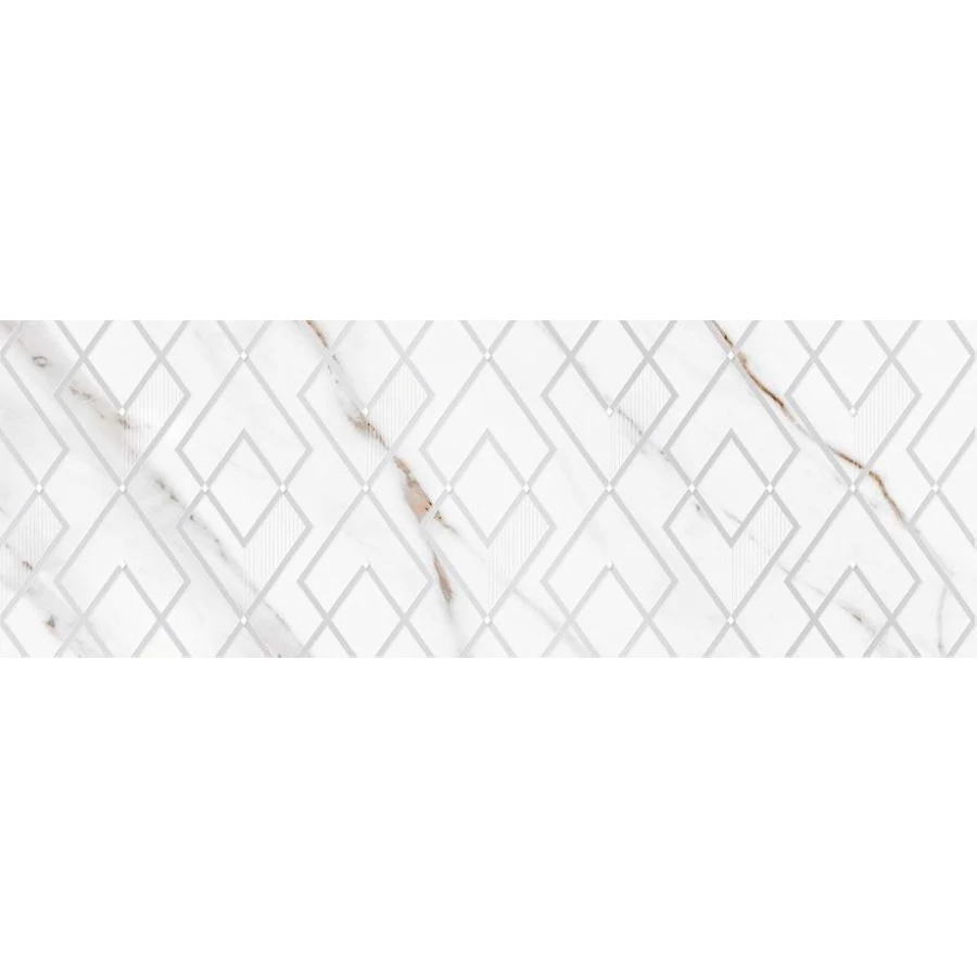 Декор Eletto Ceramica Calacatta Grey Perla Decor 589122001 70х24,2 см