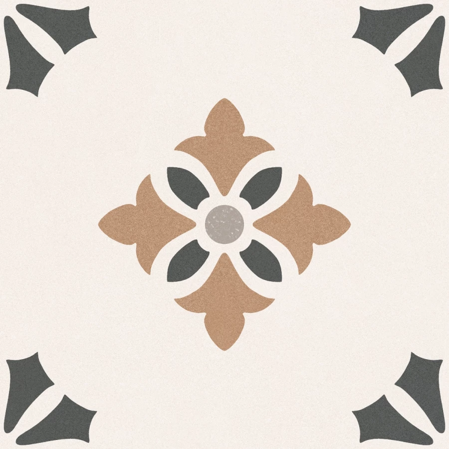 Керамогранит Motto Monotone Olive Decor Matt матовый белый N100099 20x20 см