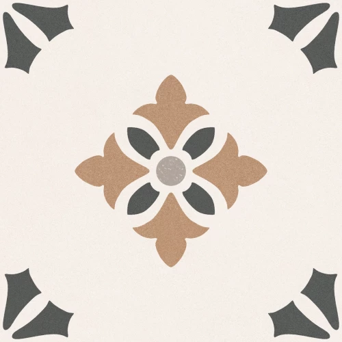 Керамогранит Motto Monotone Olive Decor Matt матовый белый N100099 20x20 см