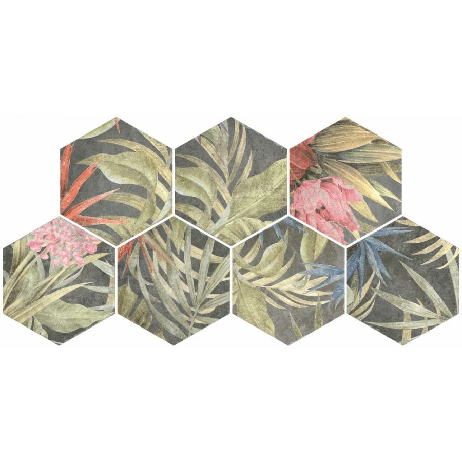 Керамогранит Durstone SIX Aruba Lava глазурованный матовый 27х23 см