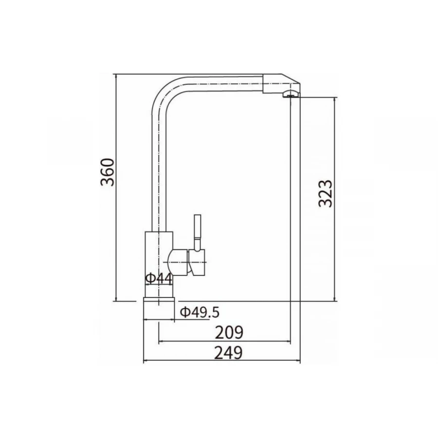 Смеситель для кухни Fashun A54909