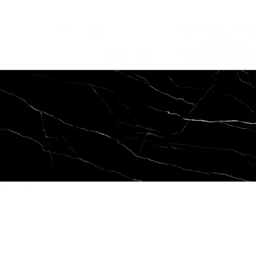 Керамогранит StaroSlabs Double Polished Marquina Olpse Luminous глянцевый черный 1237533 280х120 см