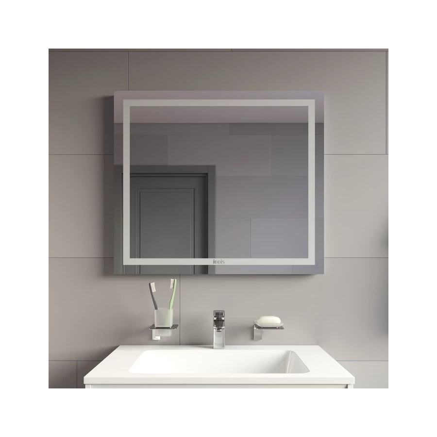 Зеркало с подсветкой и термообогревом Iddis Zodiac ZOD80T0i98 80 см