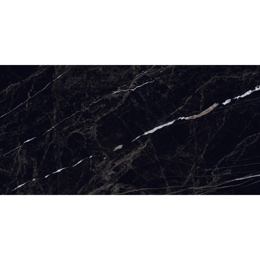 Керамогранит Neodom Luxury Nero Rock Polished глянцевый черный N12047 120х60 см