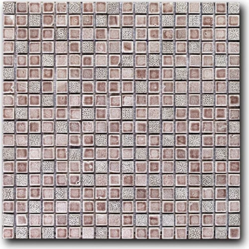 Мозаика из натурального камня Art&Natura Equilibrio сетка 15х15 глянцевая серая 029 30x30 см