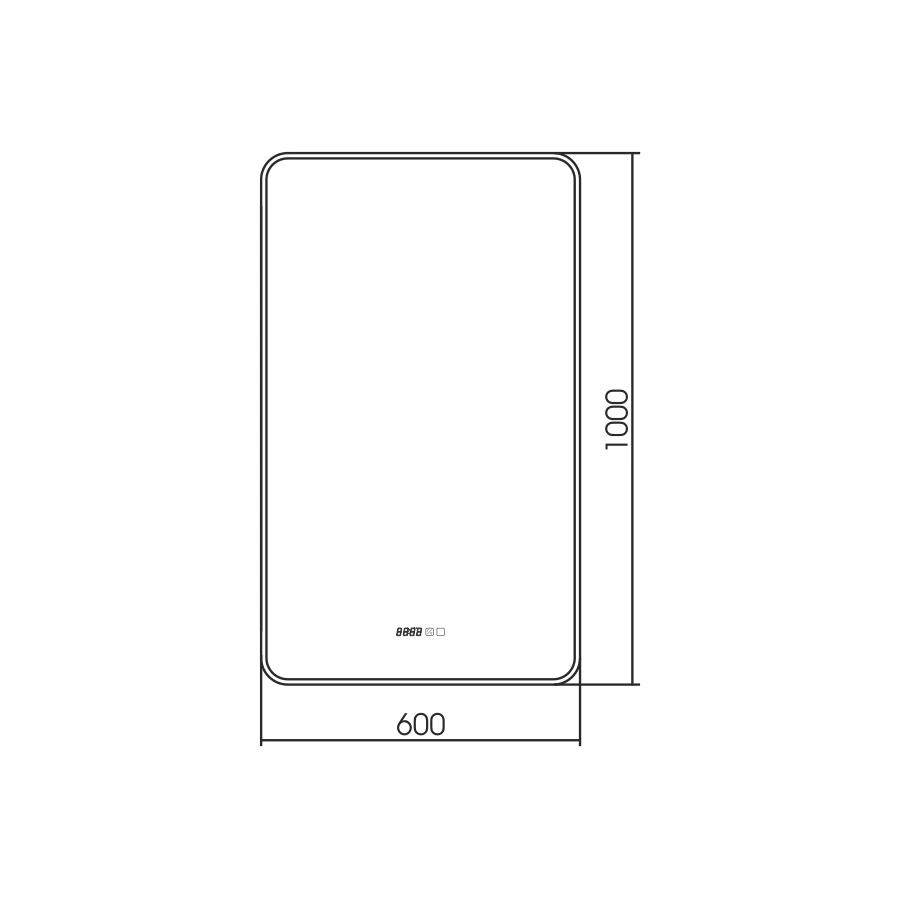 Зеркало Silver Mirrors Incanto LED-00002537 60х100 см